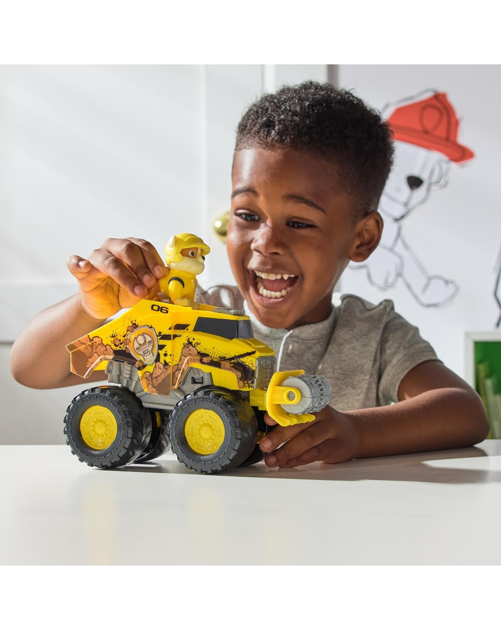 Paw patrol: rescue wheels, bulldozer di rubble