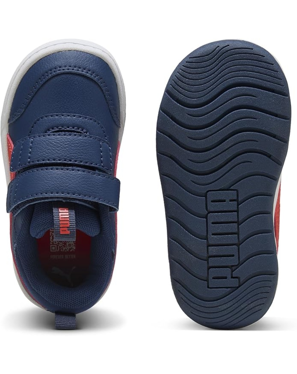 Sneakers puma bambino multiflex blu/rosso