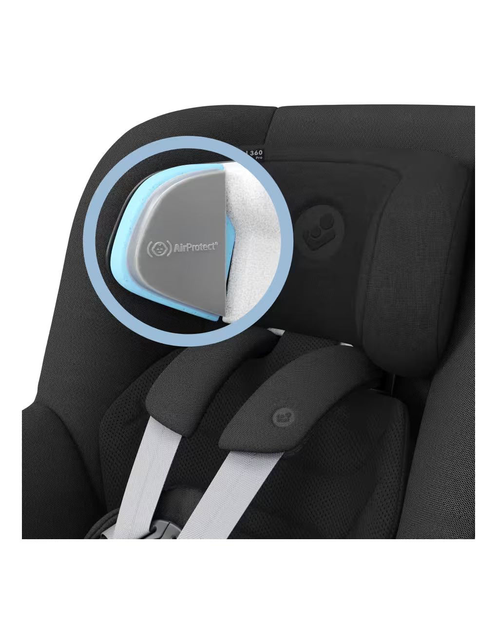 Seggiolino auto pearl 360 pro authentic black - maxi-cosi