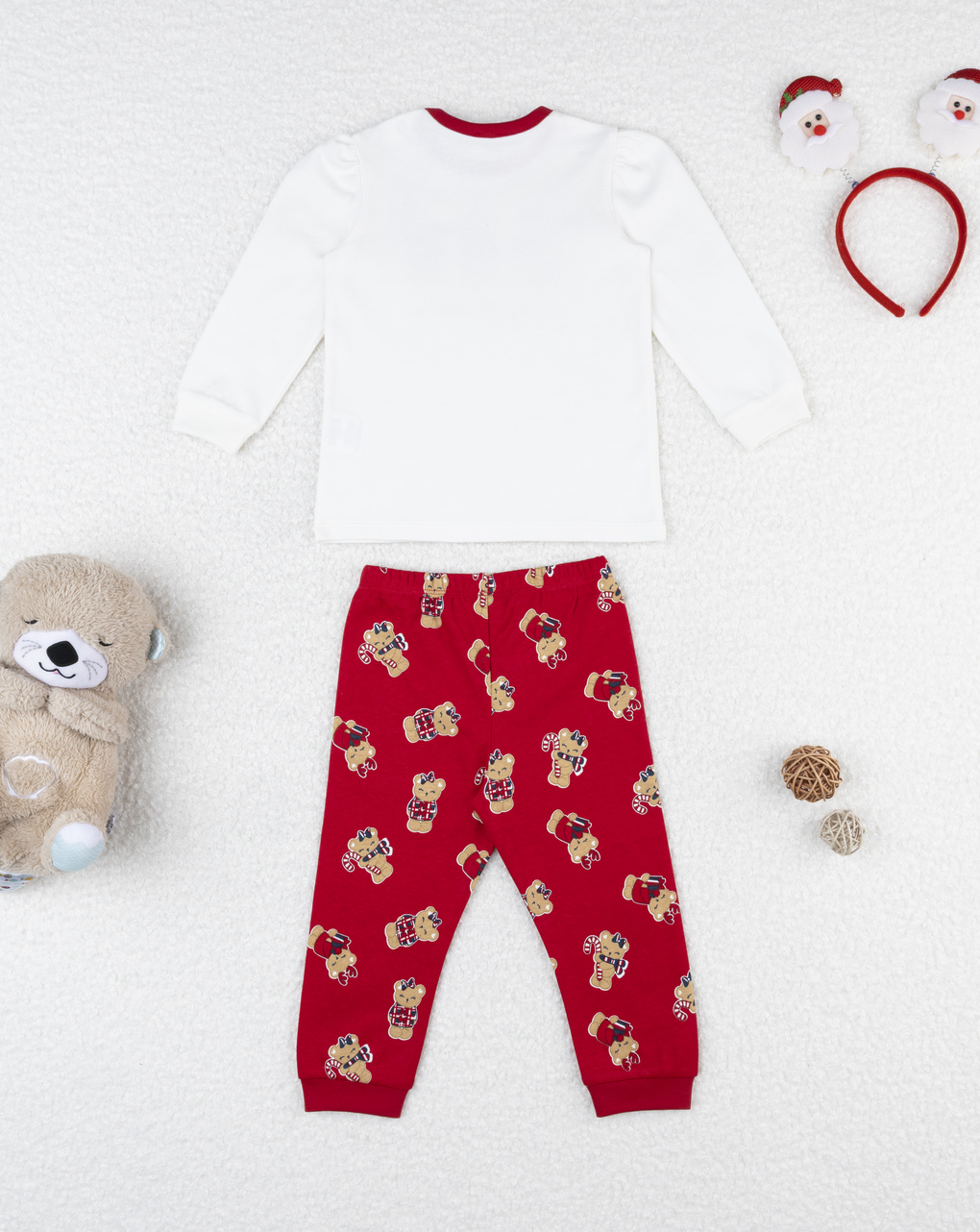 Pigiama famiglia natalizio bimba orsetti