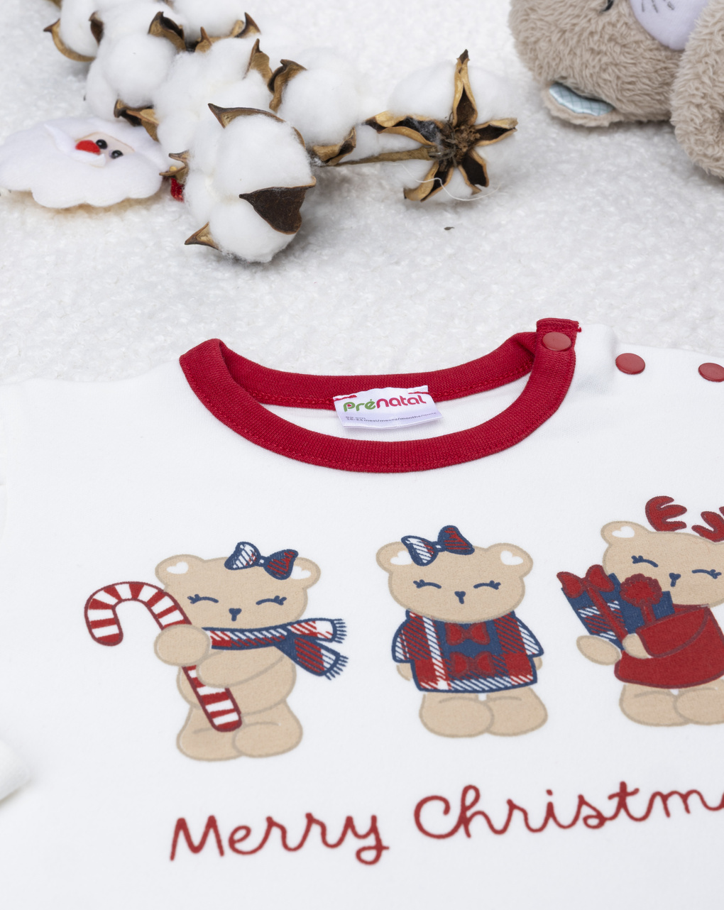Pigiama famiglia natalizio bimba orsetti
