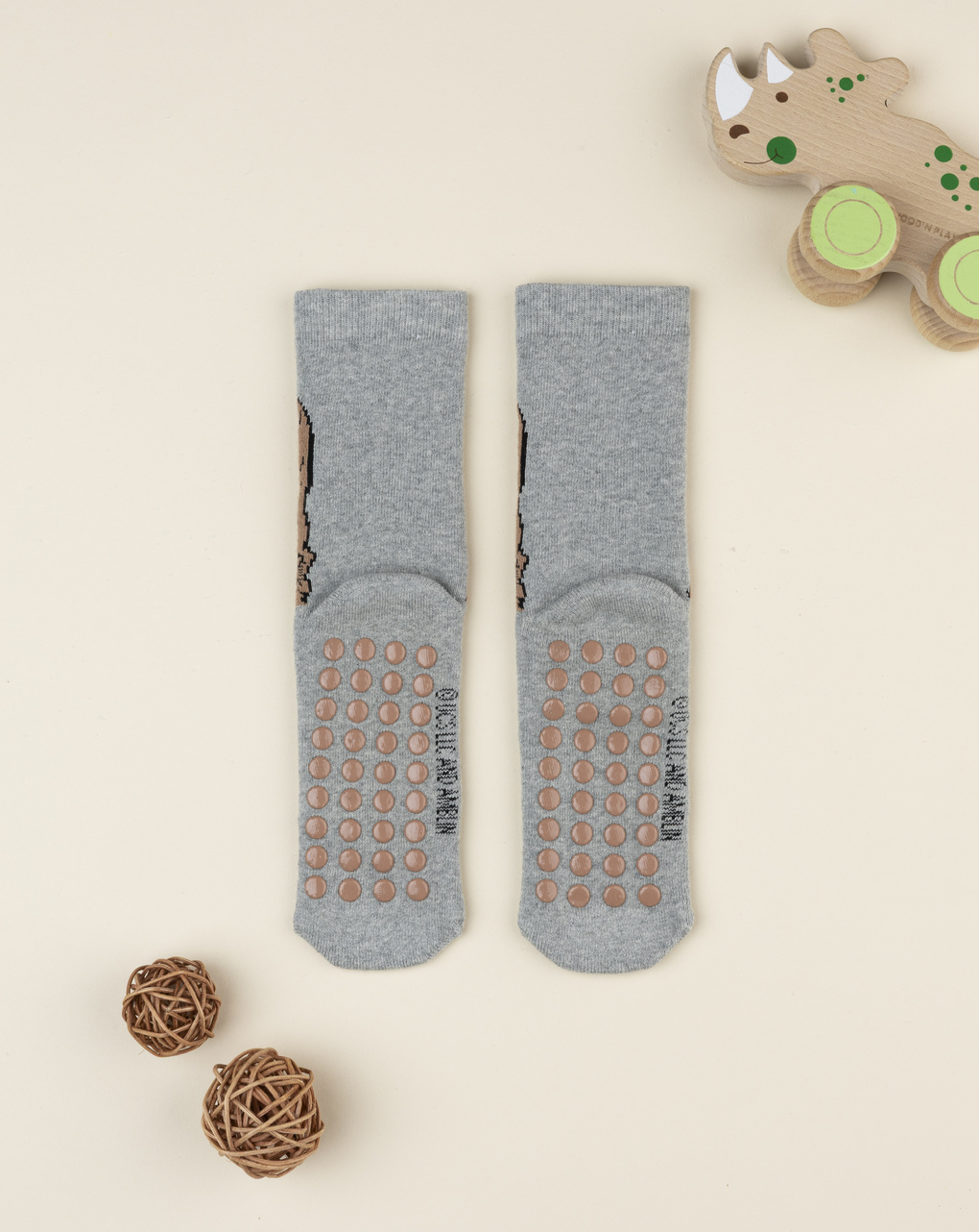 Calze antiscivolo bambino dinosauro