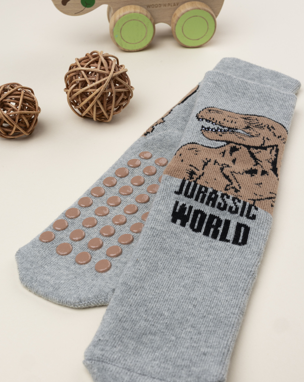 Calze antiscivolo bambino dinosauro