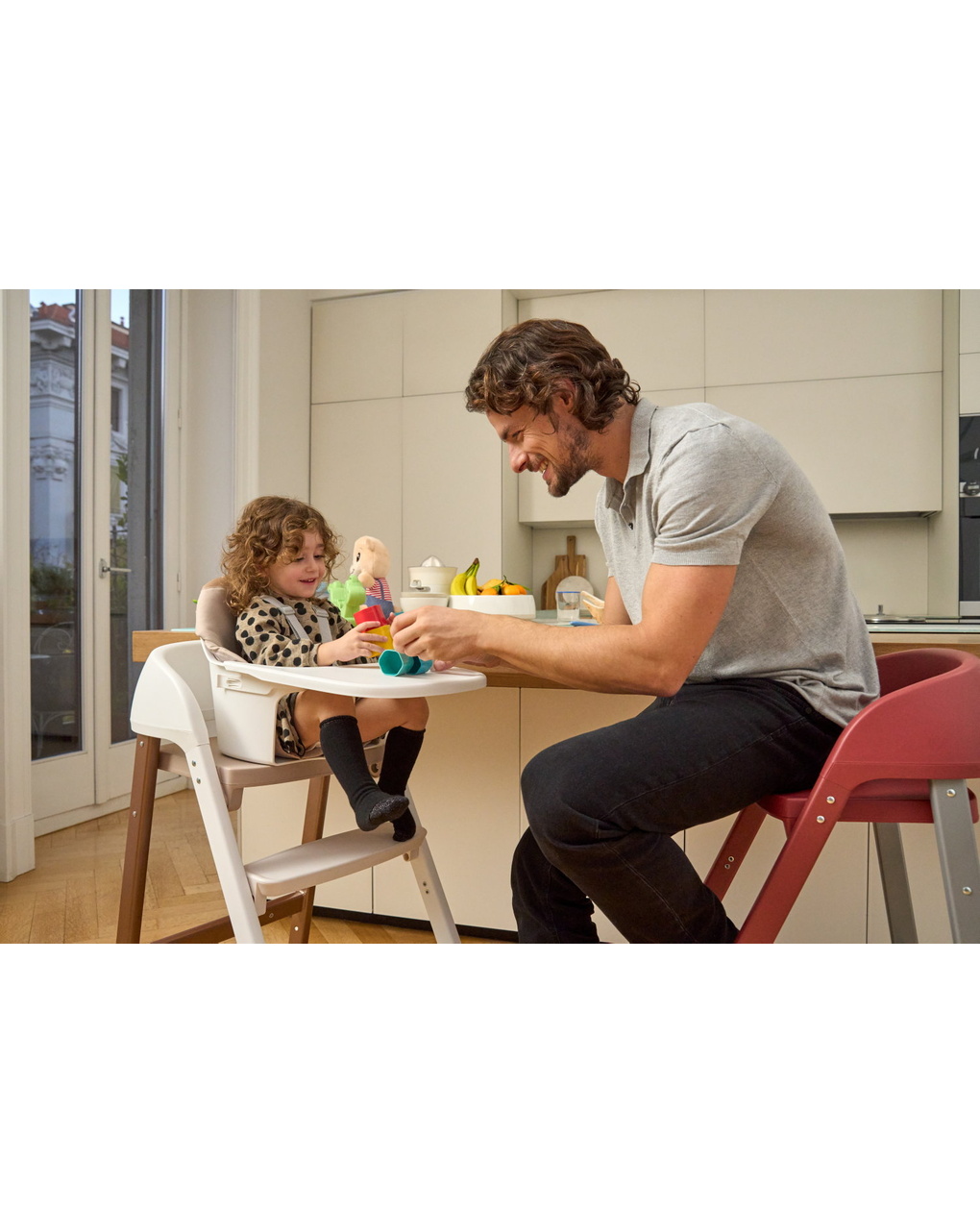 Sedia evolutiva crescendo up pearl copper re_lux- chicco