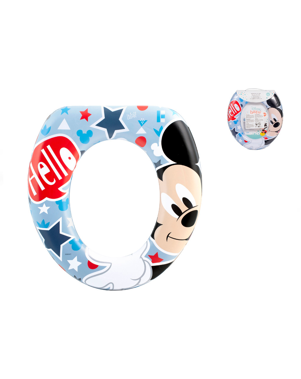 Riduttore wc azzurro disney mickey icon - lulabi