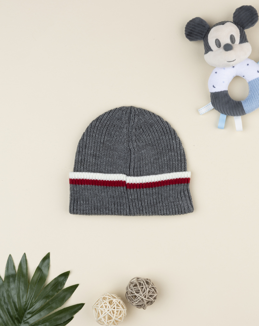 Berretto grigio bambino disney topolino