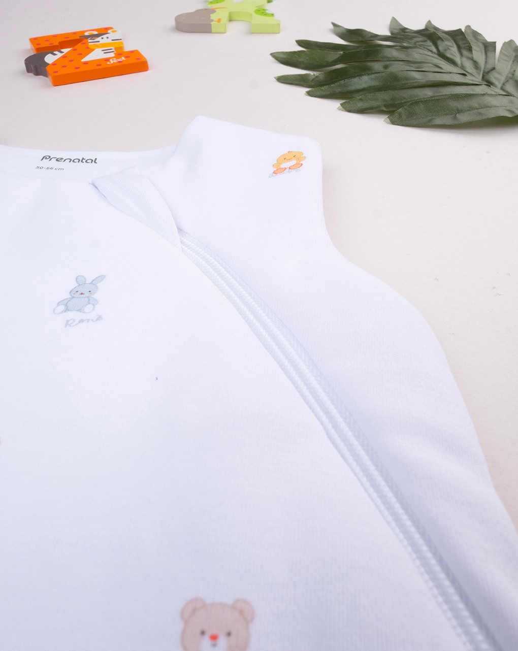 Sacco nanna unisex bianco baby smile - tog 1