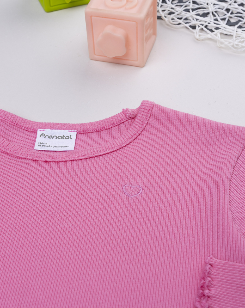 T-shirt bambina rosa