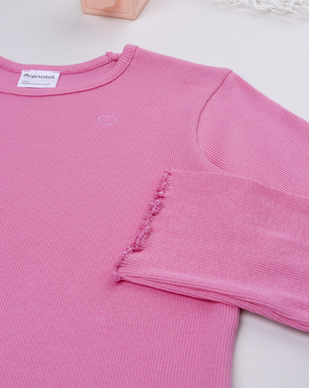 T-shirt bambina rosa