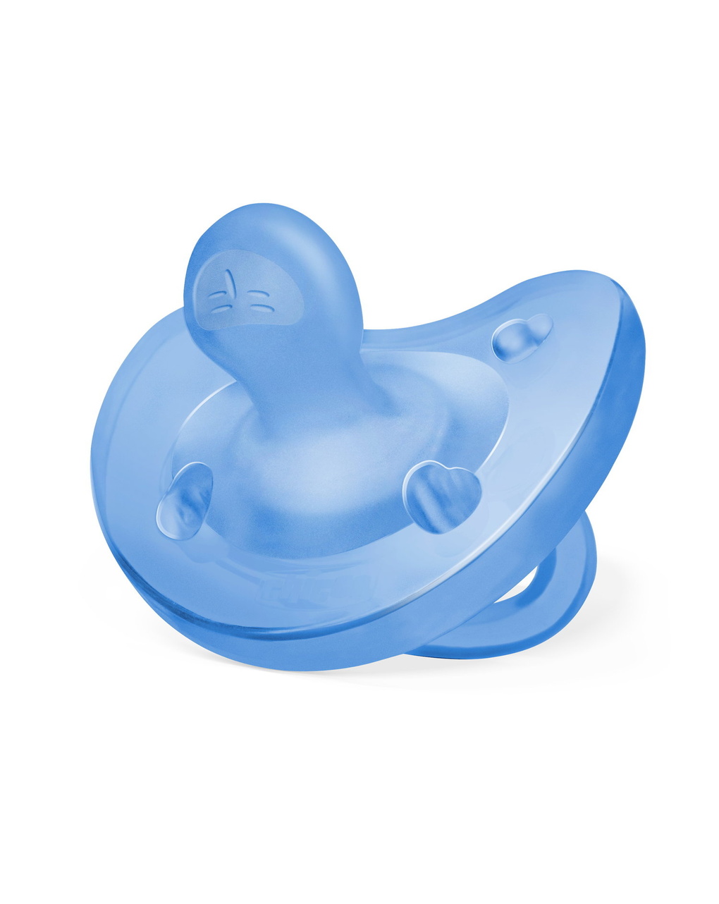 Gommotto physioforma blu/verde in silicone 2 pezzi | 6-16 mesi - chicco