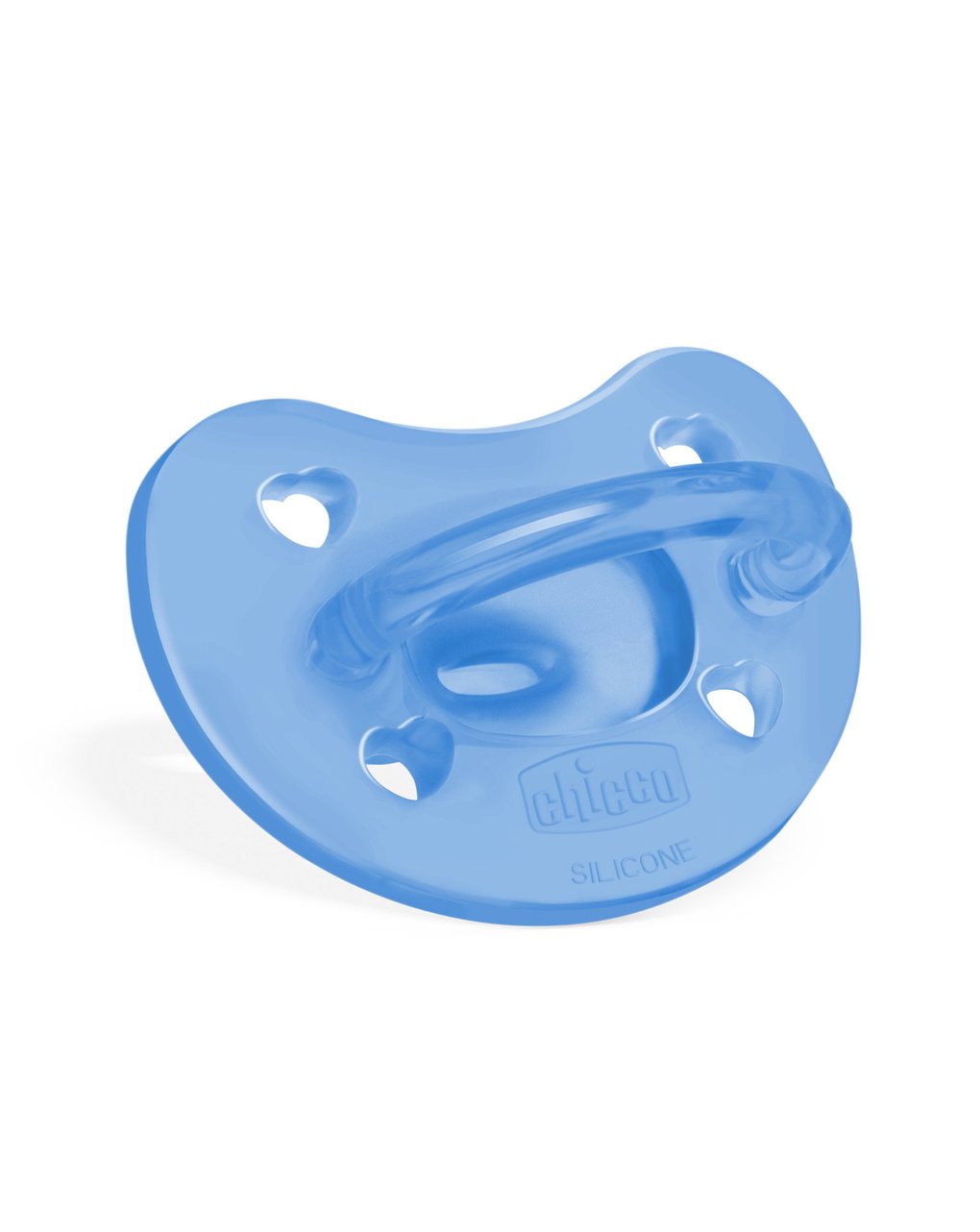 Gommotto physioforma blu/verde in silicone 2 pezzi | 6-16 mesi - chicco