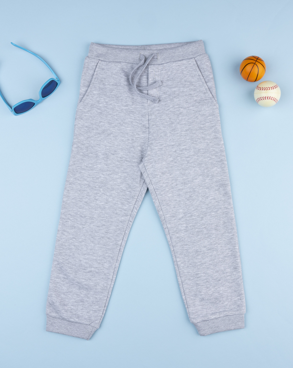 Pantaloni in felpa bambino grigio