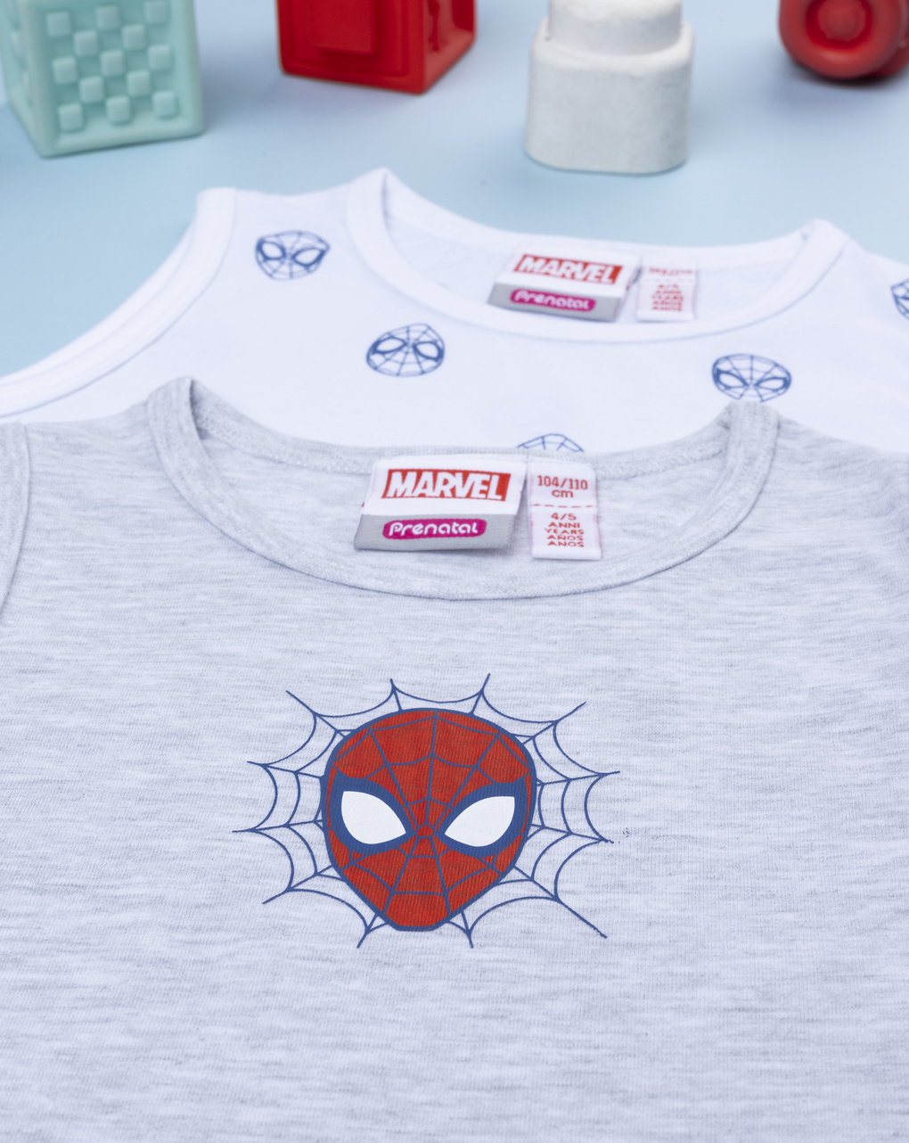 Pack 2 canotte spiderman bambino