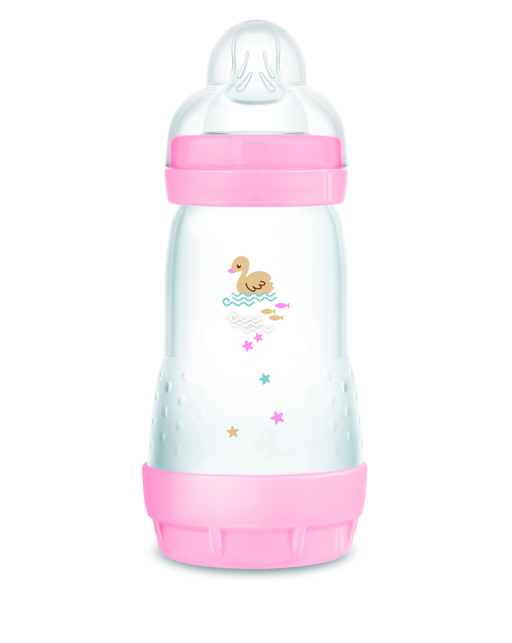 Biberon easy start 260ml bio-circolare conf. singola rosa - mam