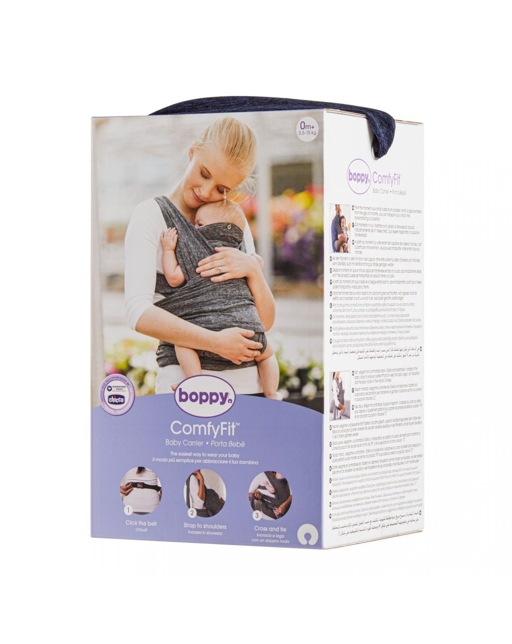 Portabebè comfyfit blu - boppy