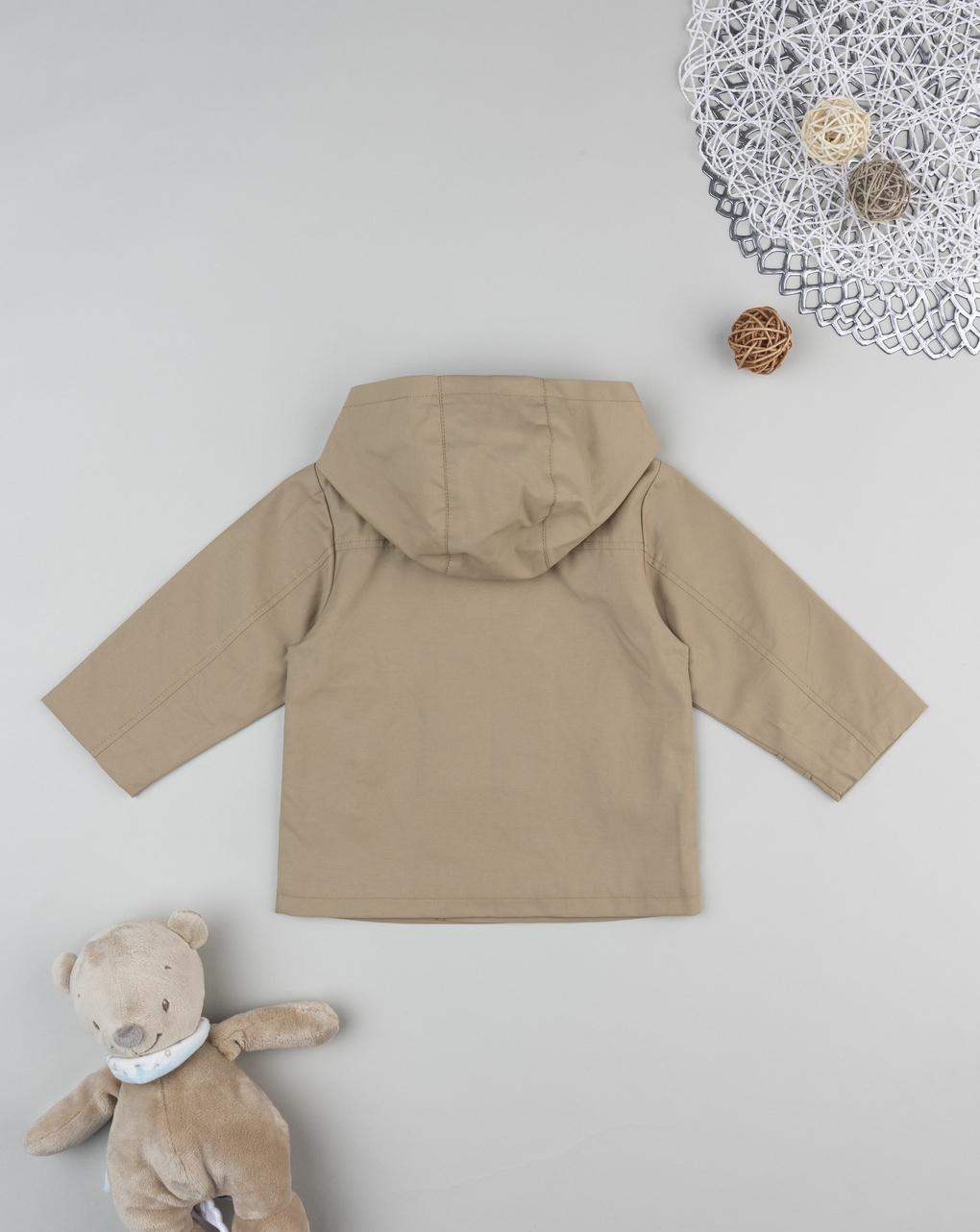 Trench marrrone bimbo