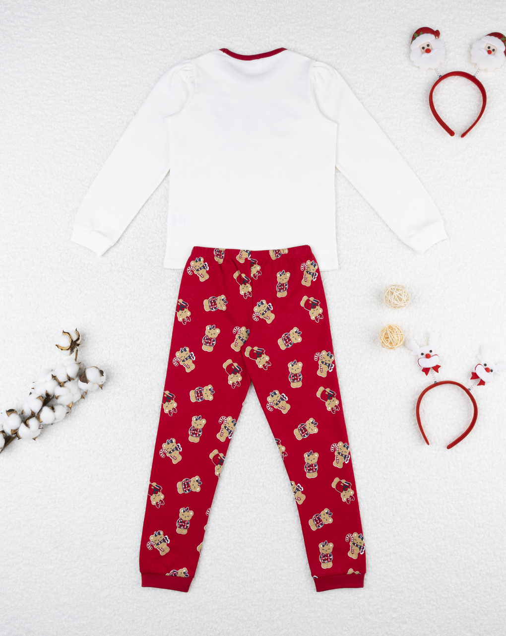Pigiama natalizio bambina orsetti
