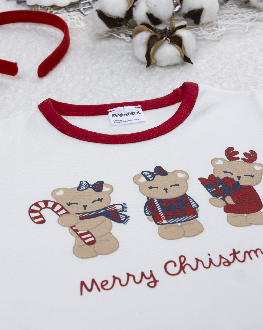 Pigiama natalizio bambina orsetti