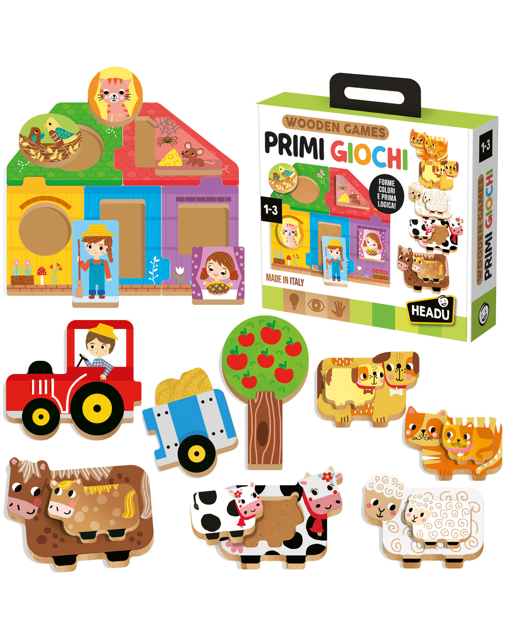 I miei primi giochi in legno – 1+  – headu