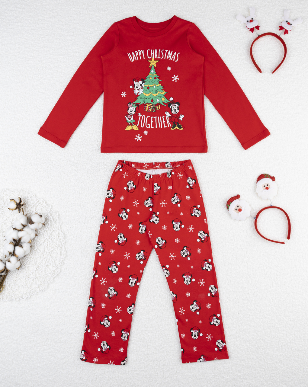 Pigiama disney natale da bambina