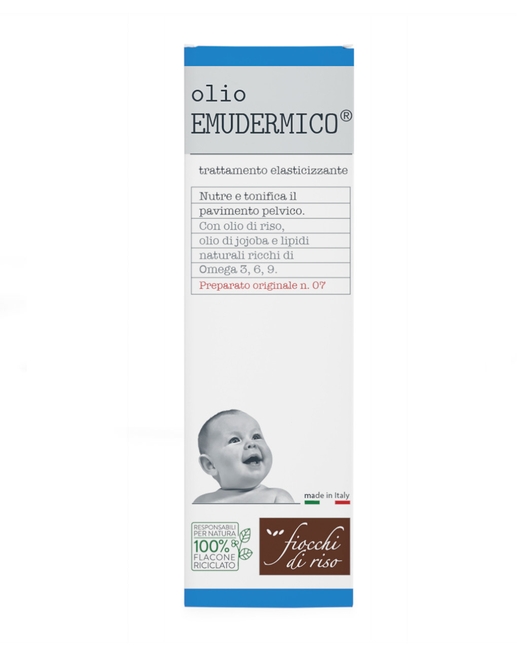 Olio emudermico 70ml - fiocchi di riso