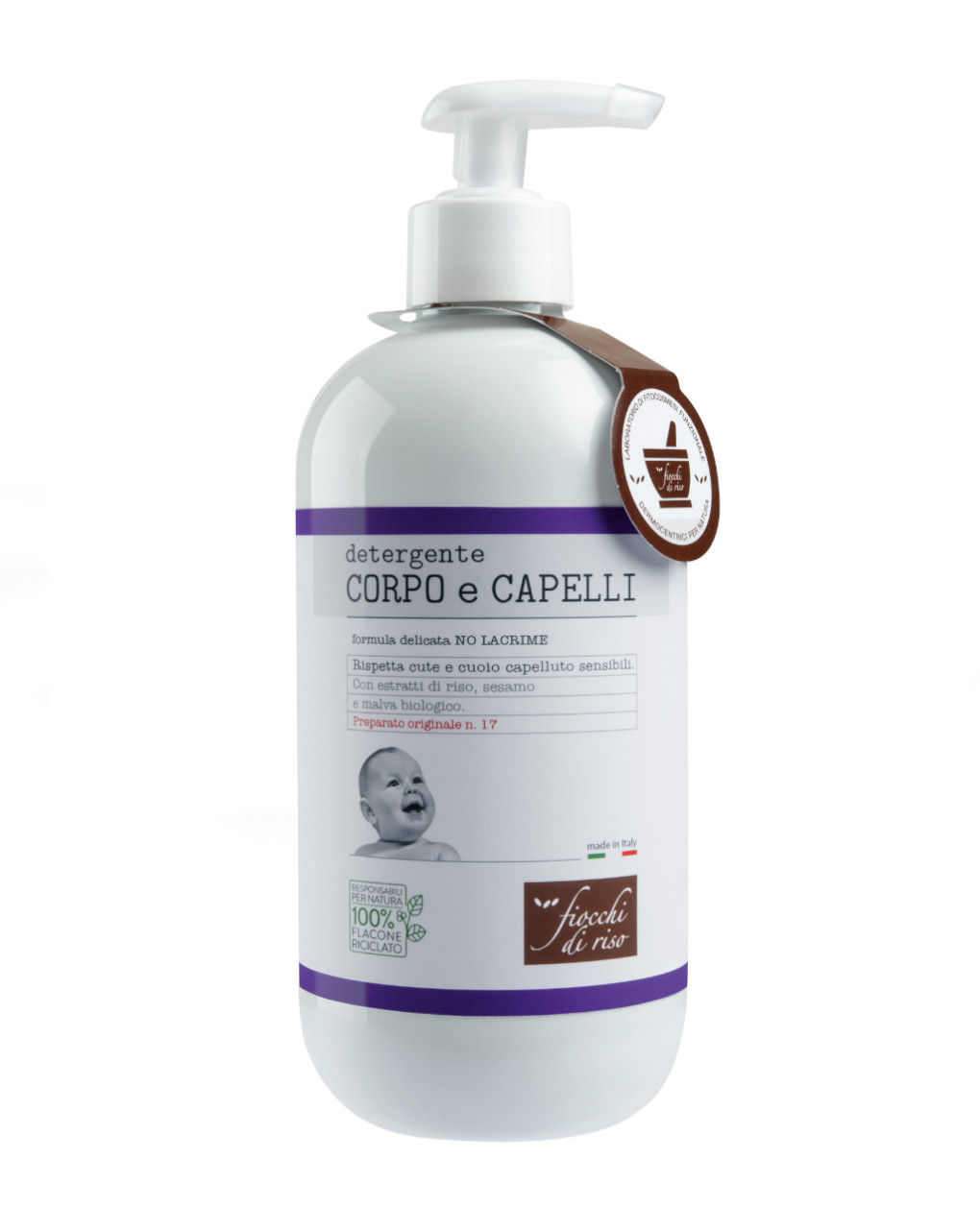 Detergente corpo e capelli 400ml - fiocchi di riso