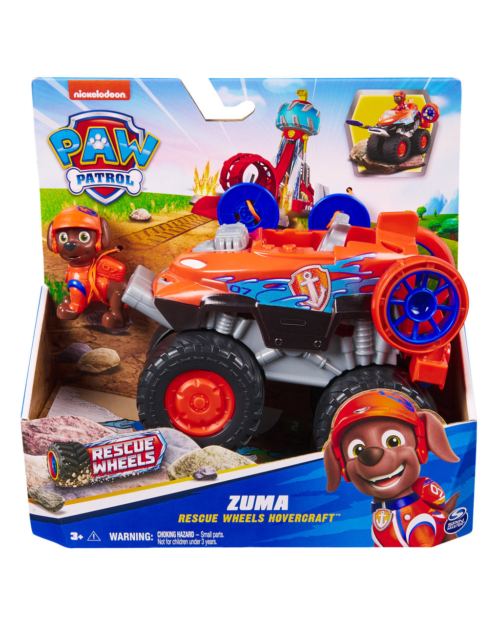 Paw patrol: rescue wheels, hovercraft di zuma