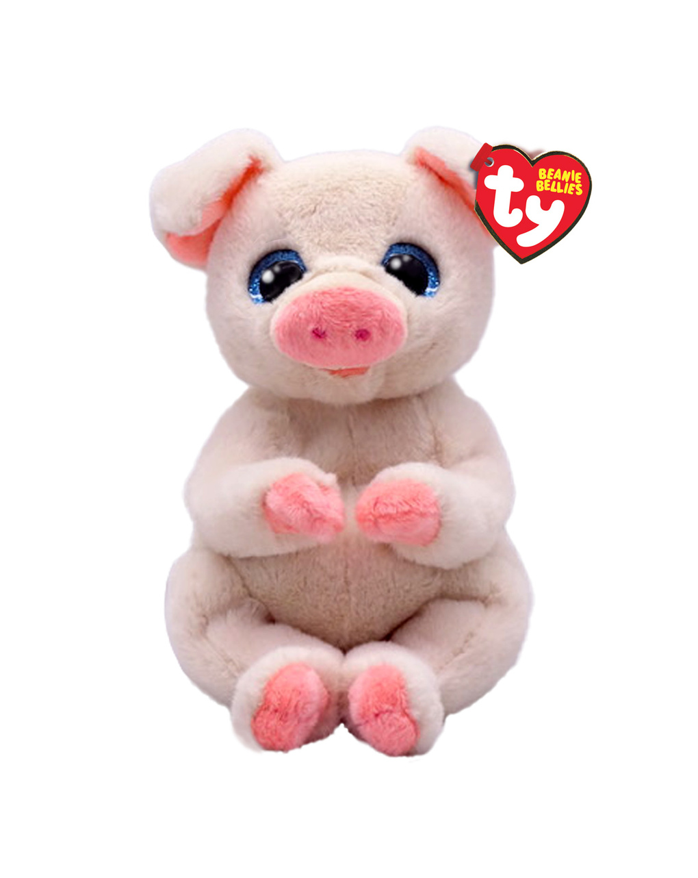 Bellies - penelope la maialina con gli occhioni azzurri glitter - 20 cm -3+ -