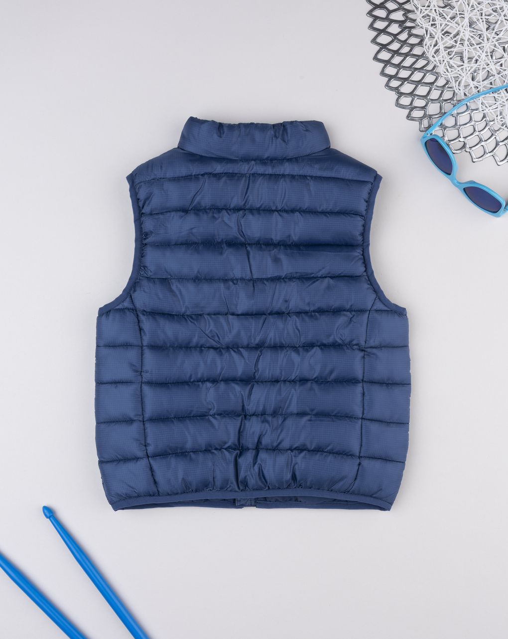 Gilet bambino blu