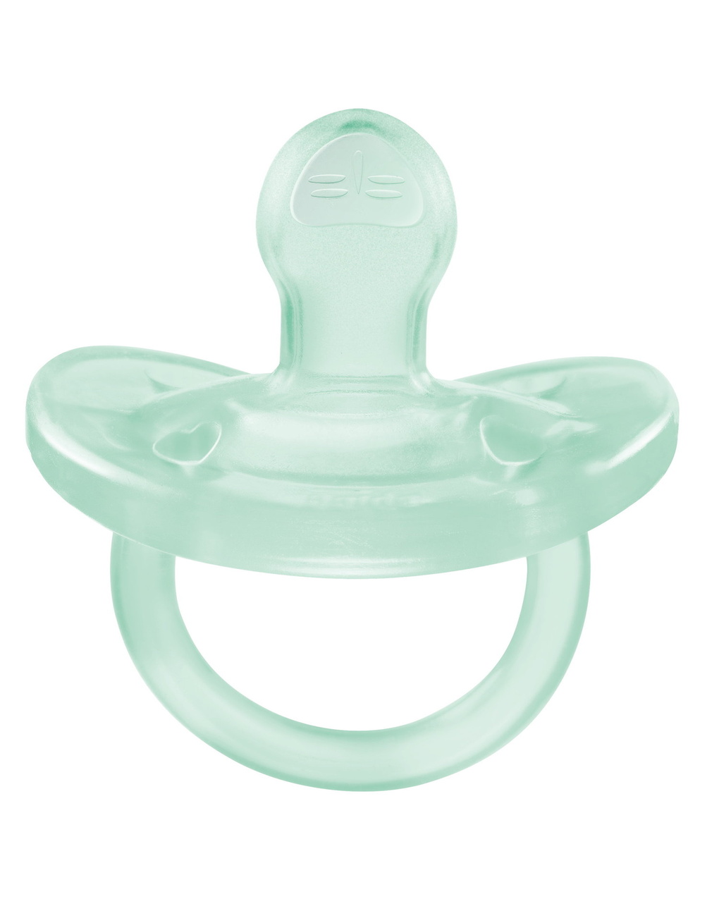 Gommotto physioforma azzuro/verde in silicone 2 pezzi | 2-6 mesi - chicco