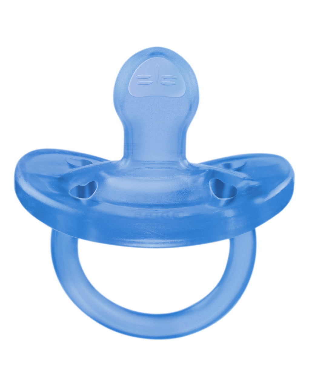 Gommotto physioforma blu/verde in silicone 2 pezzi | 6-16 mesi - chicco