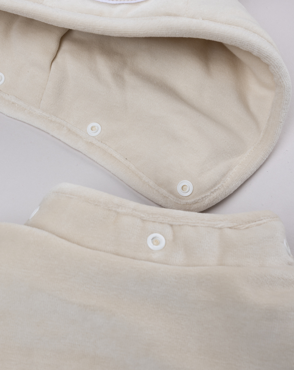 Giubbino beige neonato reversibile