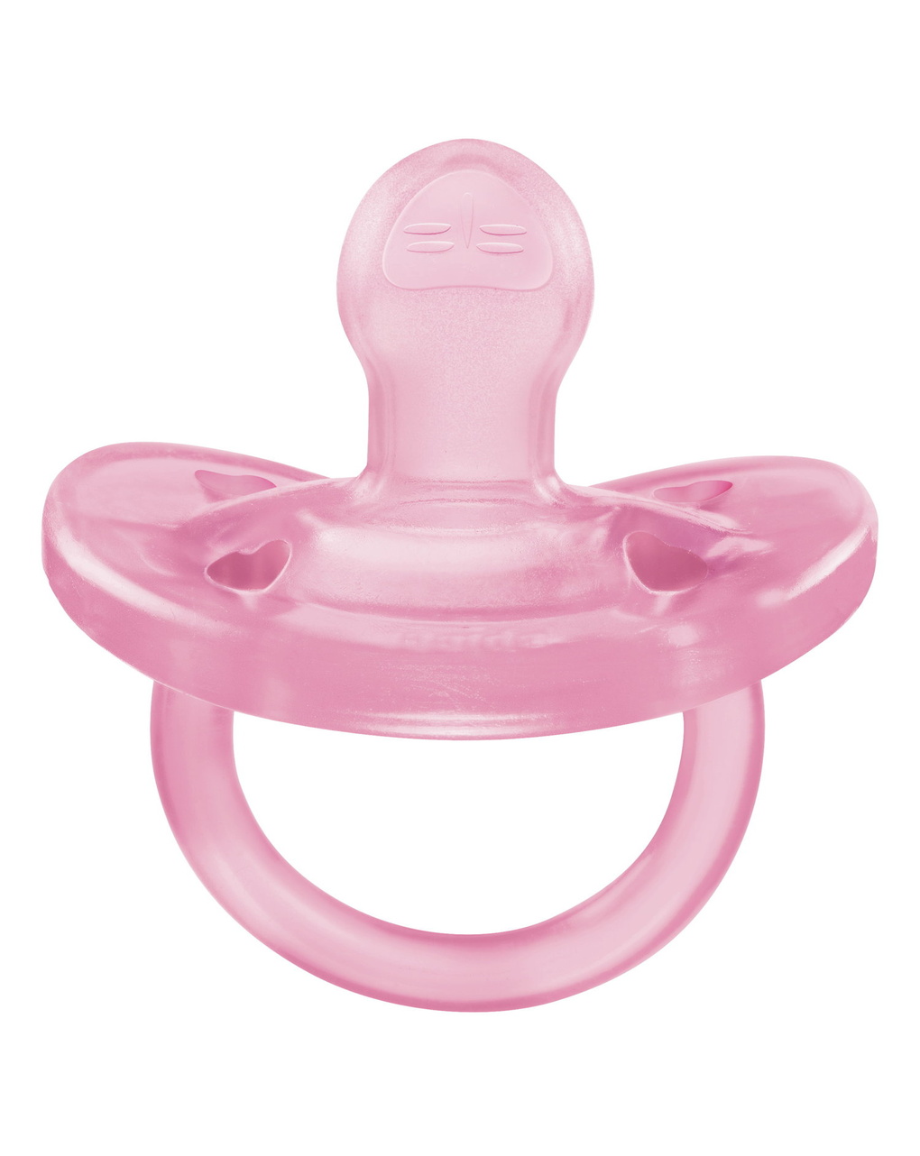 Gommotto physioforma rosa in silicone 2 pezzi | 6-16 mesi - chicco