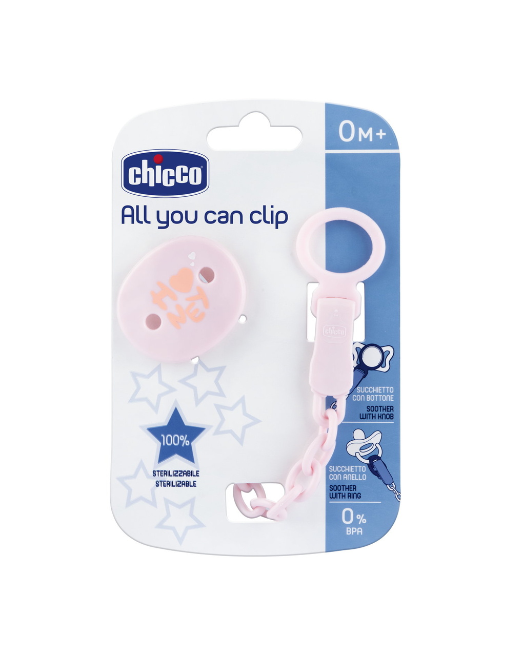 Clip universale rosa - chicco