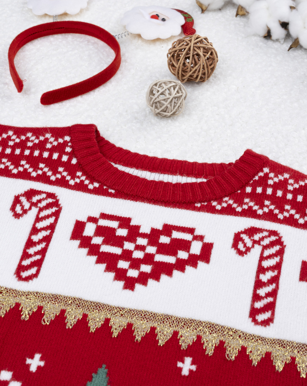 Maglia tricot natale mamma