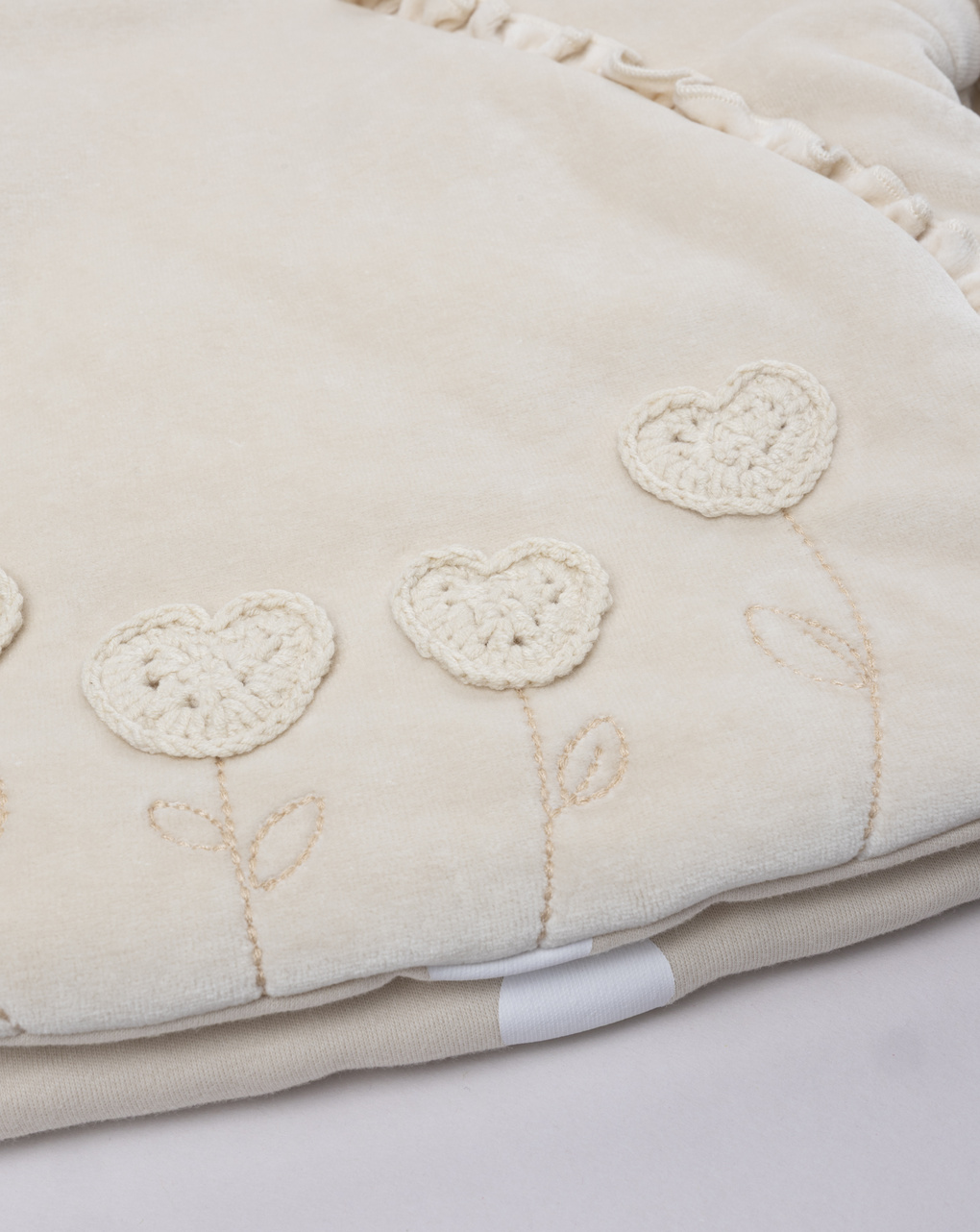 Giubbino bimba beige reversibile