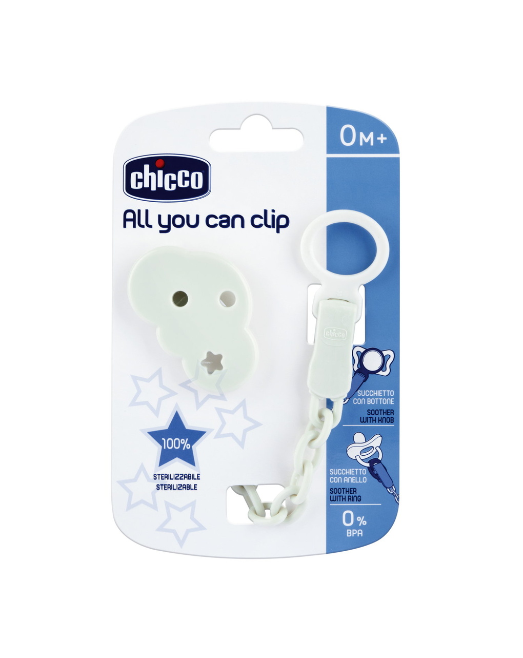 Clip universale grigio 0+ mesi - chicco