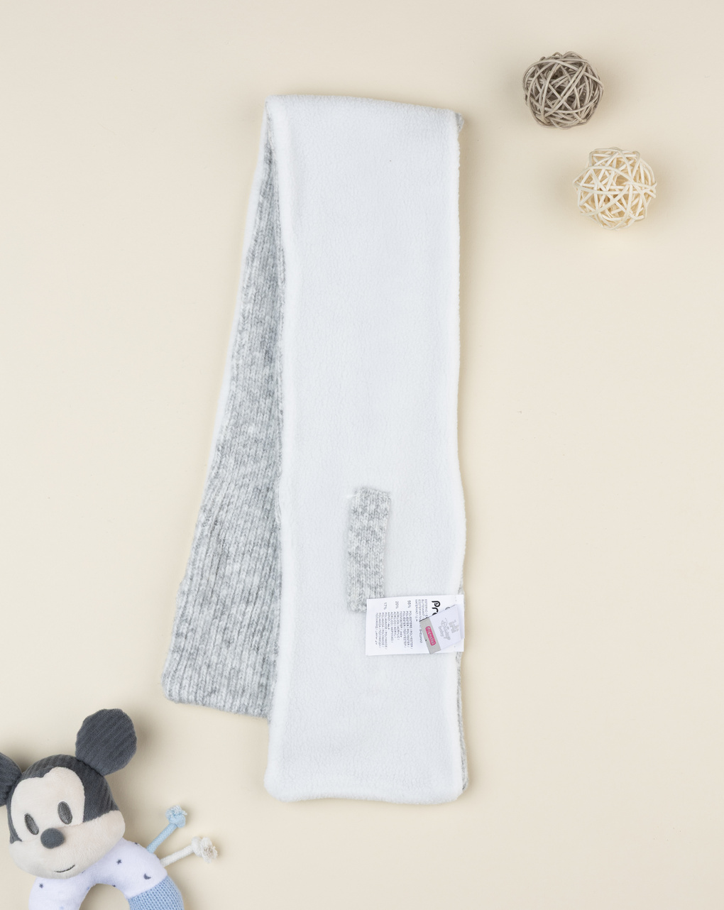 Sciarpa grigia bimbo disney topolino