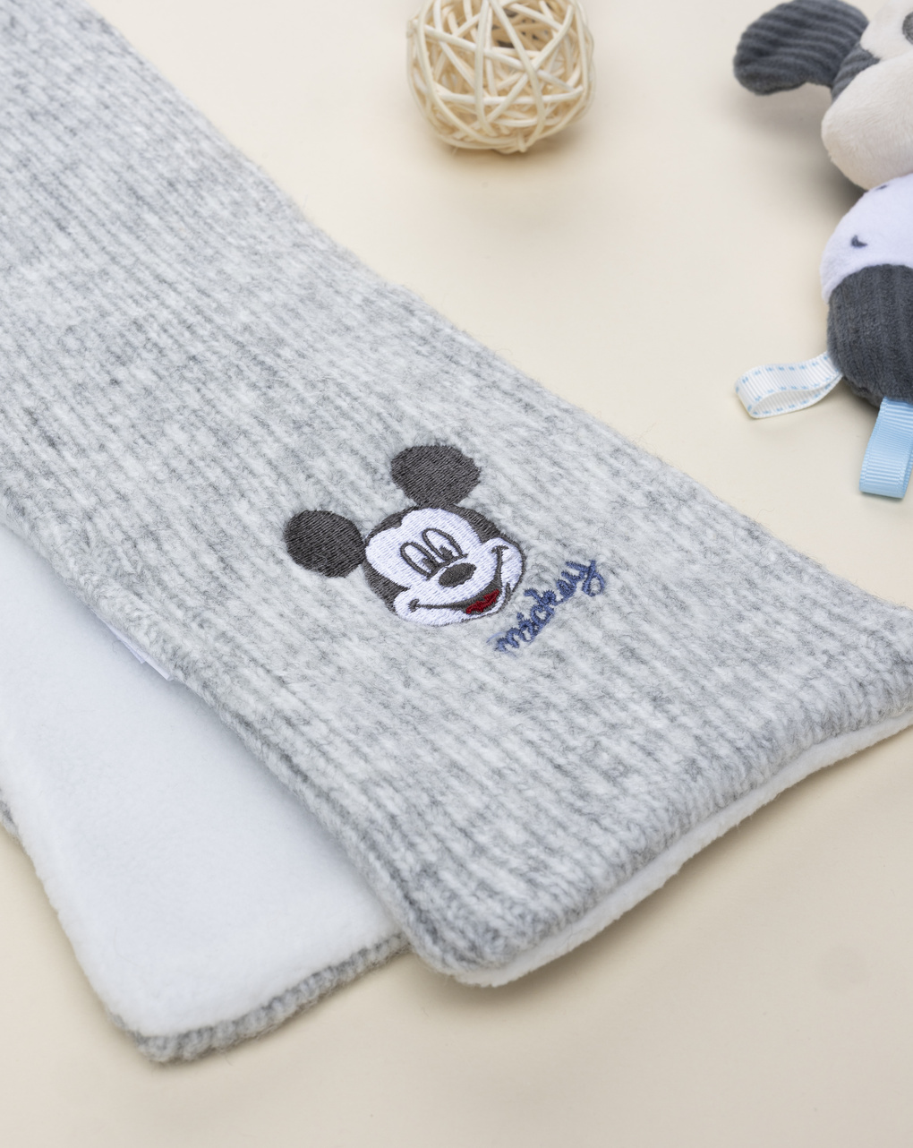 Sciarpa grigia bimbo disney topolino
