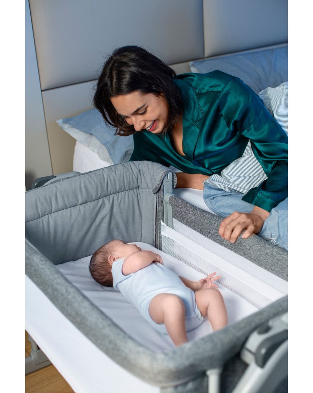 Culla next2me magic evo dark grey - chicco