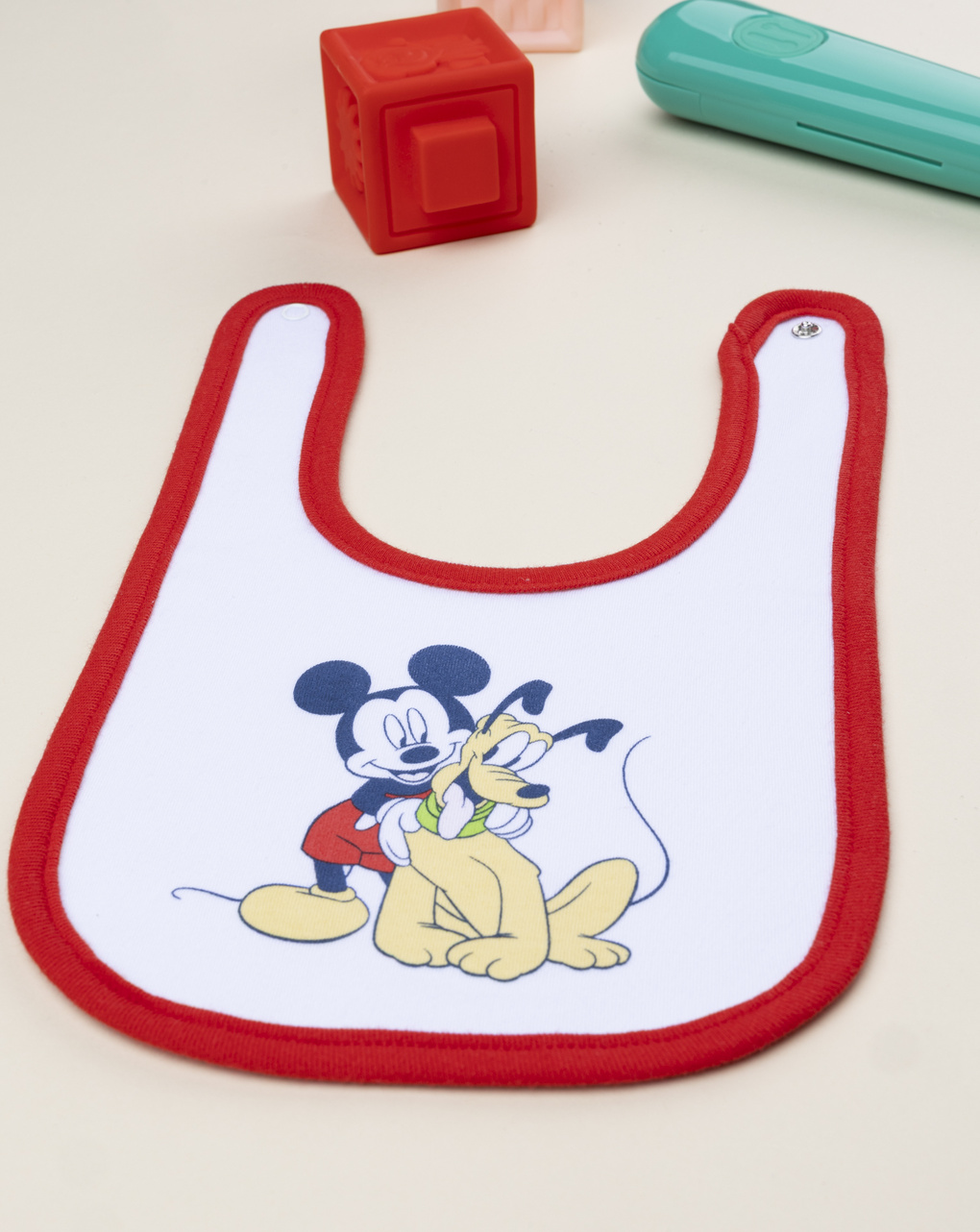 Bavaglino bimbo mickey mouse