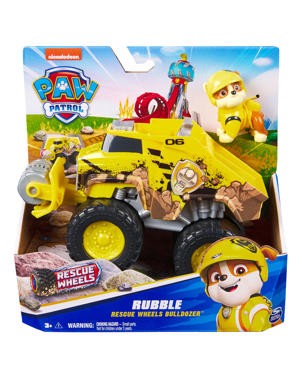 Paw patrol: rescue wheels, bulldozer di rubble