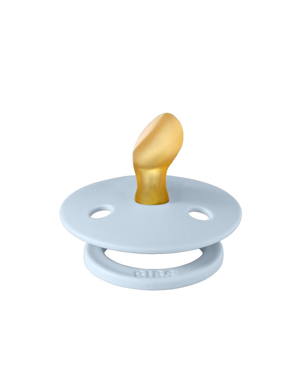 Set 2 ciucci tettarella anatomica in gomma naturale 0/6 mesi - colore baby blue e petrolio - bibs