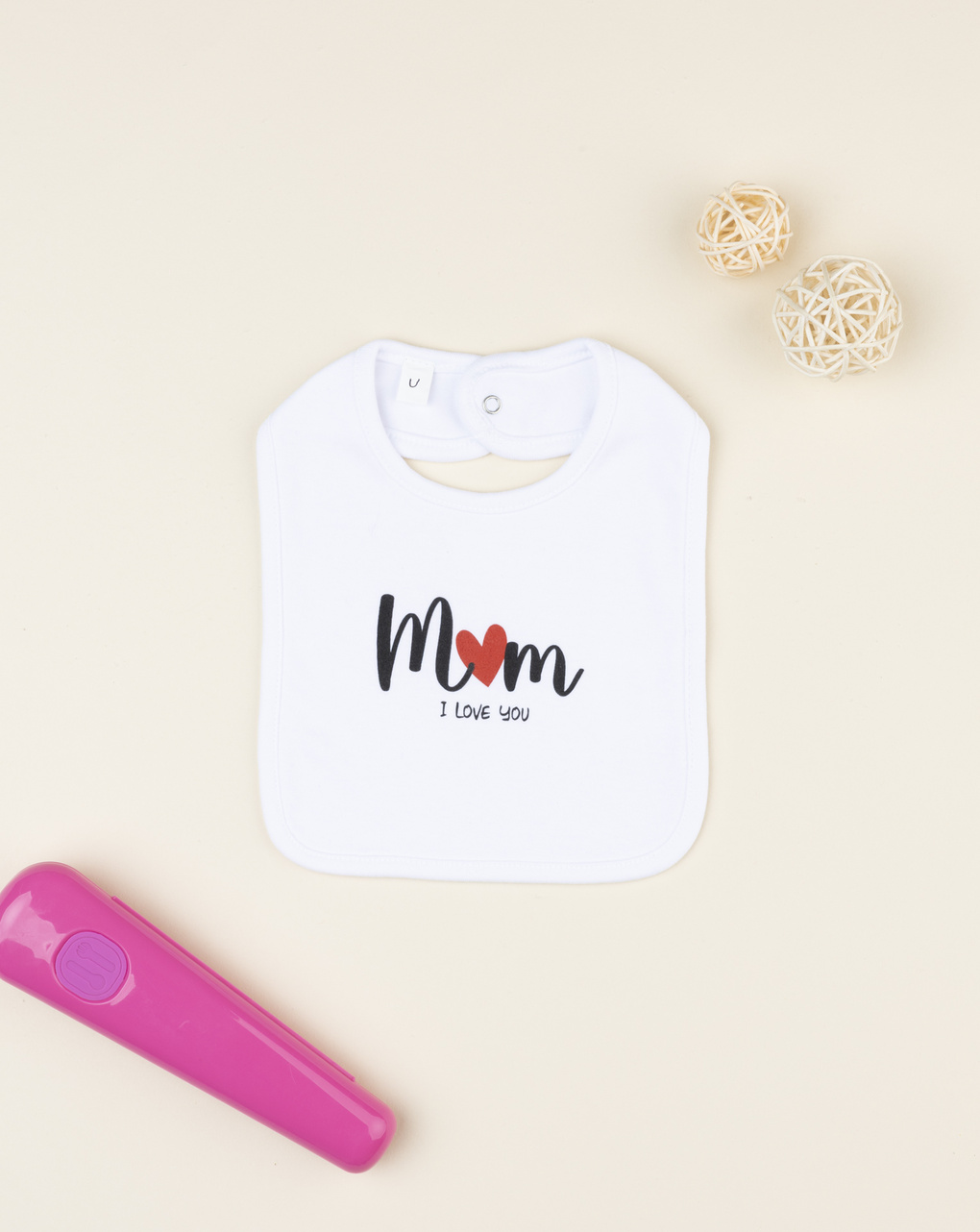 Bavaglino mom unisex neonato