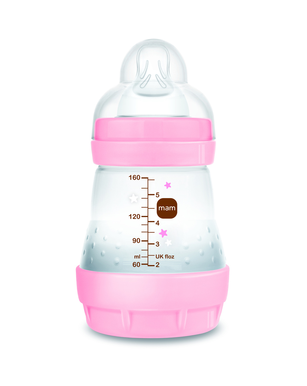 Biberon easy start 160ml bio-circolare conf. singola rosa - mam