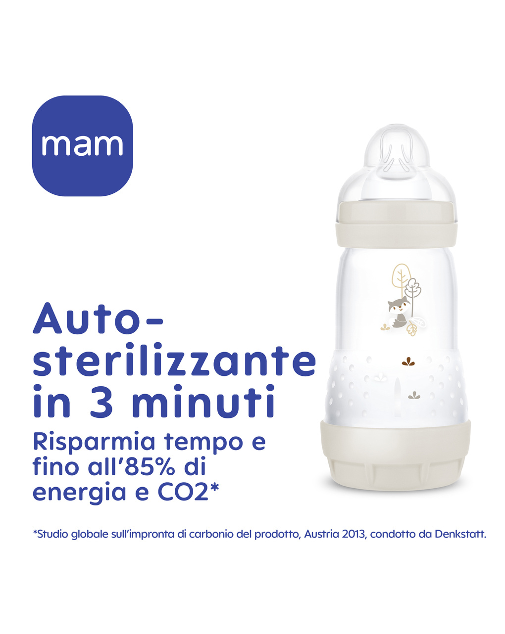 Biberon easy start 160ml bio-circolare conf. singola rosa - mam