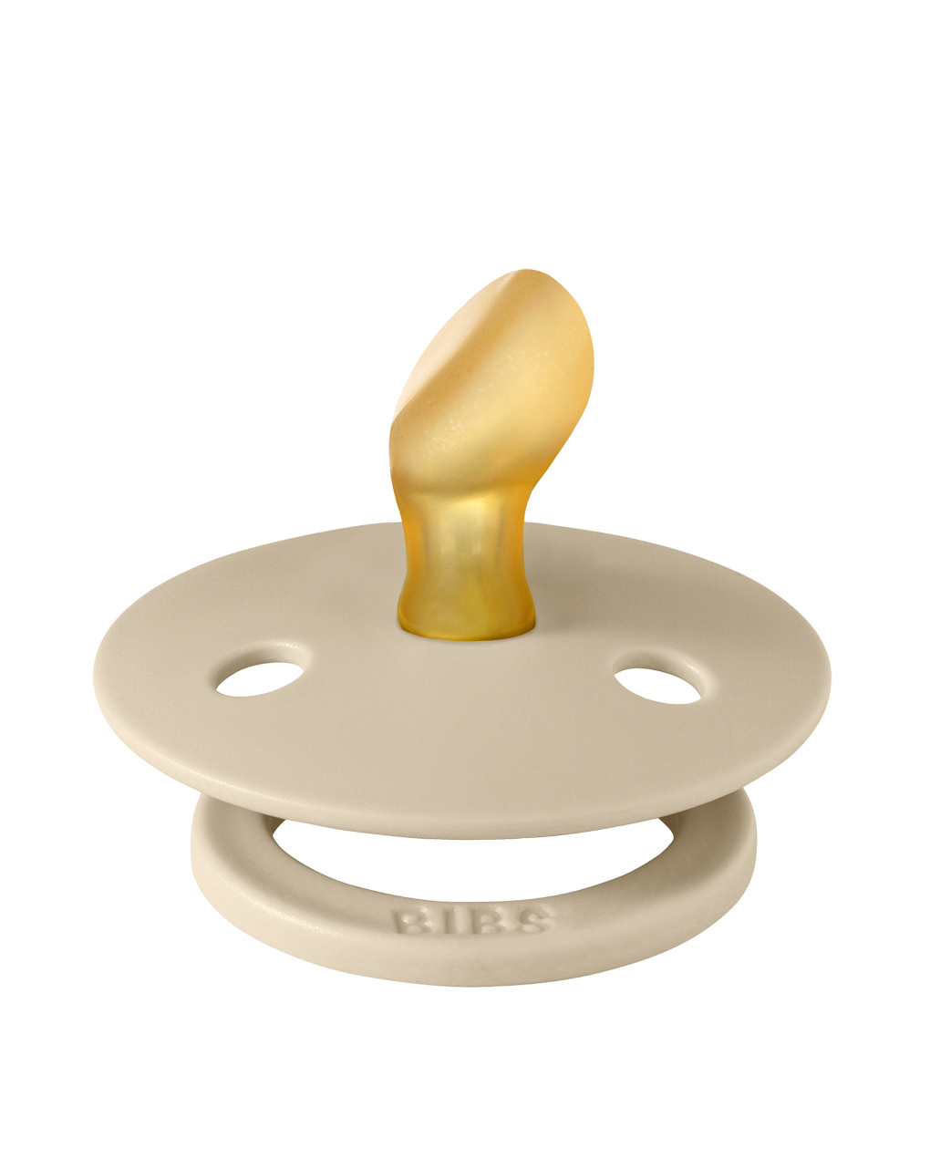 Set 2 ciucci tettarella anatomica in gomma naturale 6/18 mesi - colore vaniglia e cloud - bibs