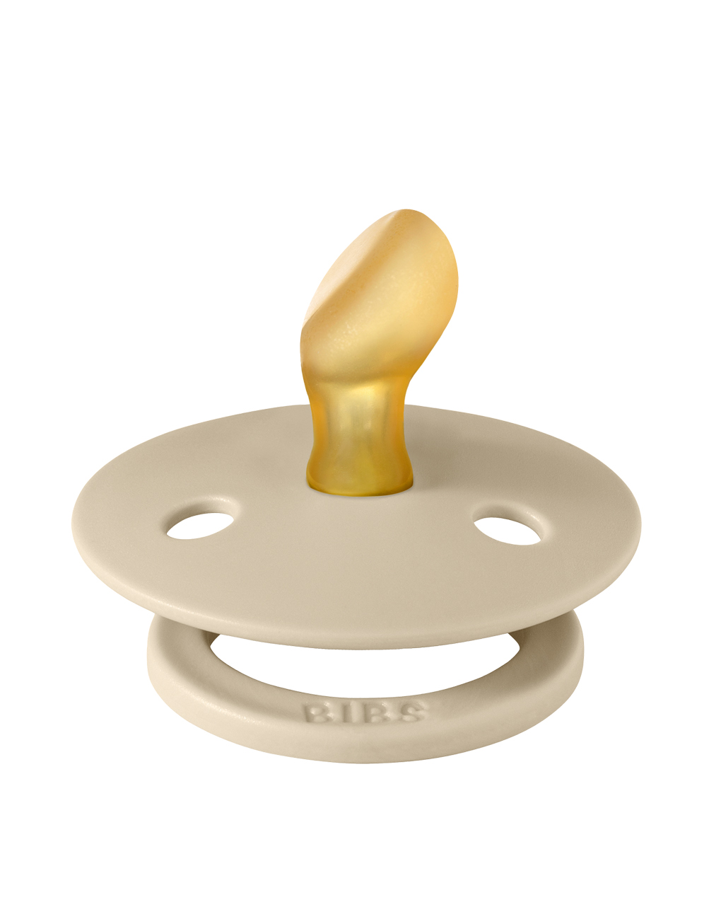 Set 2 ciucci tettarella anatomica in gomma naturale 0/6 mesi - colore vaniglia e cloud - bibs