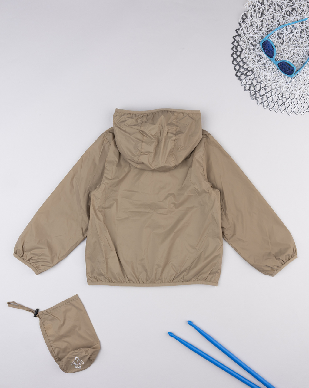 K-way + bag bimbo marrone