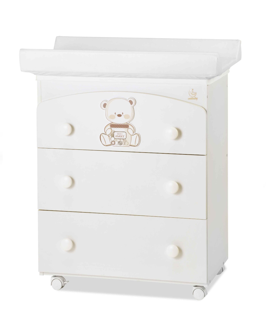 Bagnetto cassettiera mon amour bianco - italbaby